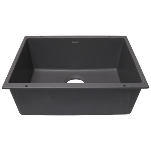 Main product image of Precis SILGRANIT 21" Single Bowl Undermount Kitchen Sink - Metallic Gray, 513429