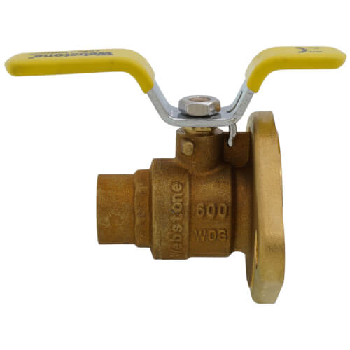 Main product image of 3/4" Sweat Uni-Flange Isolator Ball Valve w/ Detachable Rotating Flange
