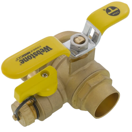 Main product image of 1-1/4" Sweat Isolator w/ Drain & Rotating Flange - Lead Free