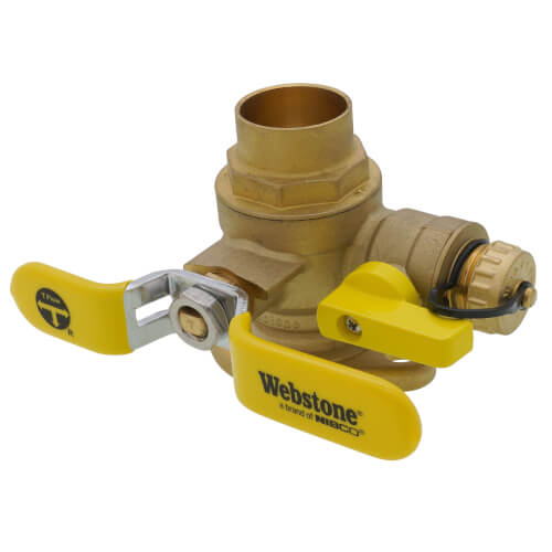 Main product image of 1-1/4" Sweat Isolator w/ Drain & Rotating Flange - Lead Free