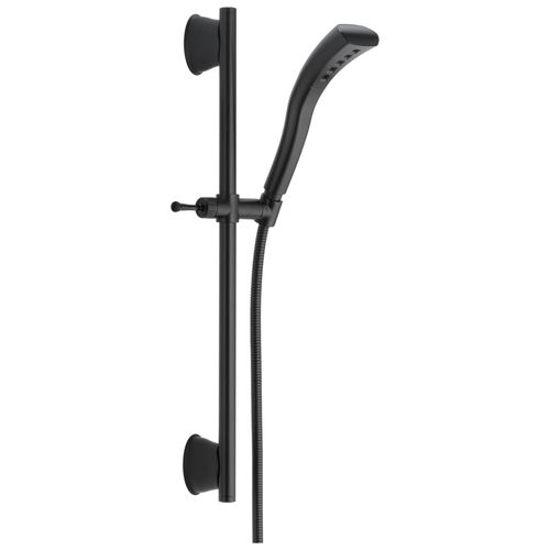 Main product image of Single-Setting H2Okinetic Slide Bar Hand Shower (Matte Black), 51579-BL
