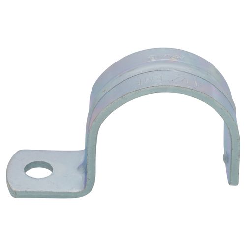 Main product image of 1-1/2" One Hole Steel EMT Snap-On Strap