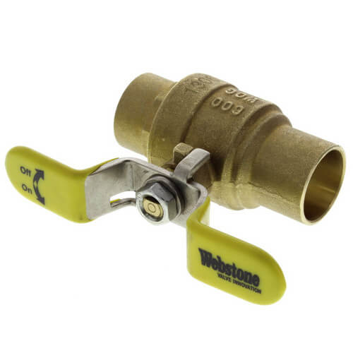Main product image of 3/4" Sweat Full Port Ball Valve w/ T-Handle (Lead Free)