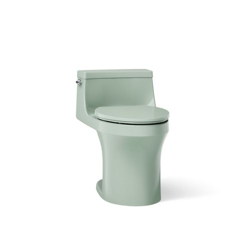Main product image of San Souci One-Piece Compact Elongated Toilet w/ Concealed Trapway, 1.28 Gpf (Aspen Green), K-5172-42
