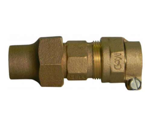 Main product image of 74758C-66 3/4" Flare x Strong Lead Compression Straight Coupling (Lead-Free)