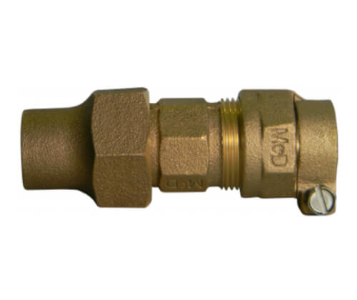 Main product image of 74758C-67 3/4" Flare x Extra Strong Lead Compression Straight Coupling (Lead-Free)
