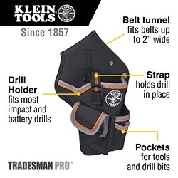 Main product image of Tradesman Pro Multi-Pocket Drill Pouch