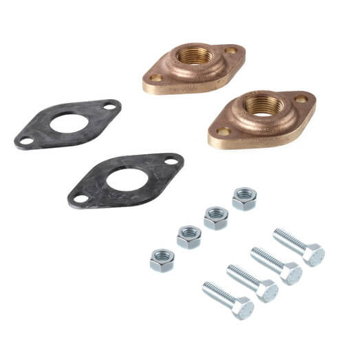 1" GF 15/26 Bronze Flange Pair (NPT)