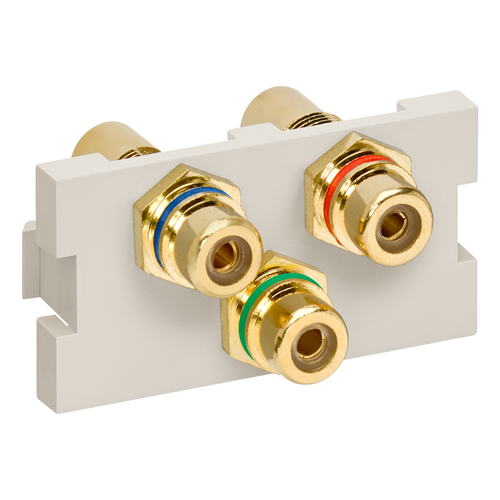 Main product image of RCA Component Feedthrough MOS Connector (Light Almond)