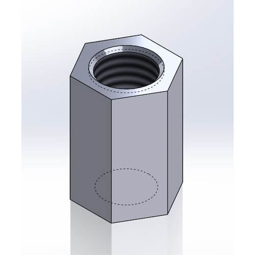 51RG0038 Empire Industries 51RG0038 3/8" x 1/4" ElectroGalvanized