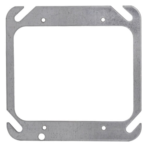 52 C 00 Steel City 52 C 00 4 Steel Square 2 Gang Flat Device Cover 4069