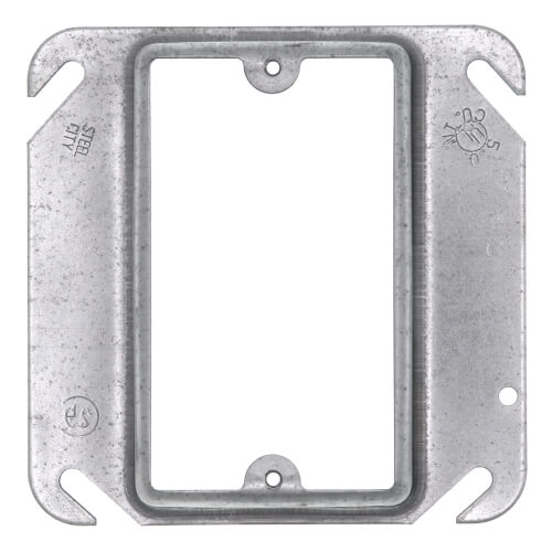 Main product image of 4" Steel Square Device Cover - 3/4" Raised