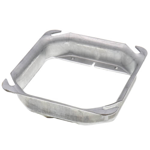 Main product image of 4" Two-Gang Steel Square Device Cover - 1" Raised