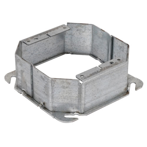 Main product image of 4" Steel Square 2-Gang Tile Wall Cover - 1-1/2" Raised