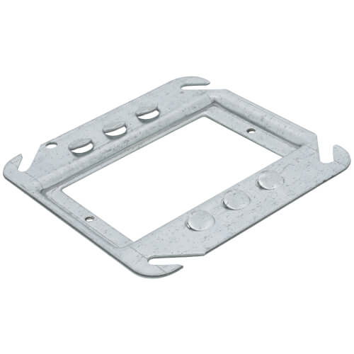 Main product image of 4" Steel Square Device Cover, Keyed for Plaster - 1/4" Raised