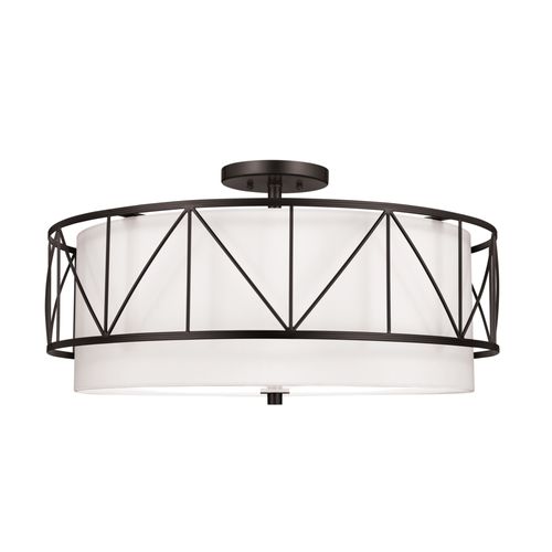 Main product image of Birkleigh 24" 4 Light Semi Flush (Black)