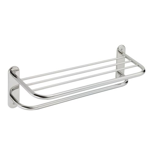Main product image of Hotel Motel Stainless 24" Towel Bar w/ Shelf, 5208-241PS
