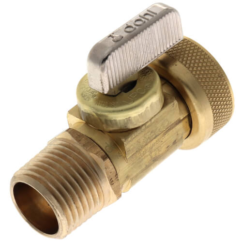Main product image of 1/2" Female Solder or 1/2" MIP x Female Swivel Hose and Boiler Drain Valve, Lead Free (Brass)