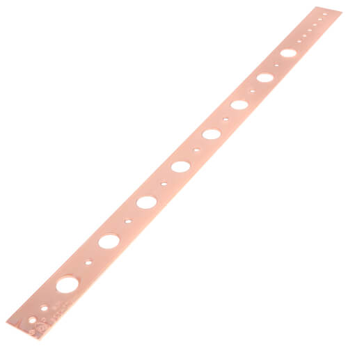 Main product image of 1/2", 16 Gauge Copper Stub Out Bracket (20" Length)