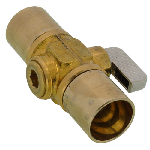 Main product image of 3/4" Female Solder x 3/4" Female Solder In-Line Stops & Isolation Valve, Lead Free (Brass)