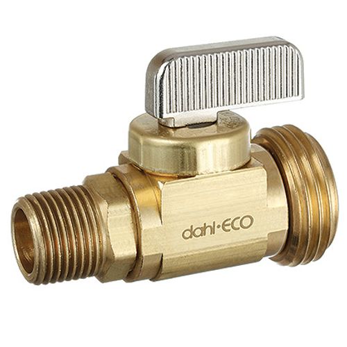 Main product image of 3/8" MIP x Male Hose, Straight Hose and Boiler Drain Valve, Lead Free (Brass)