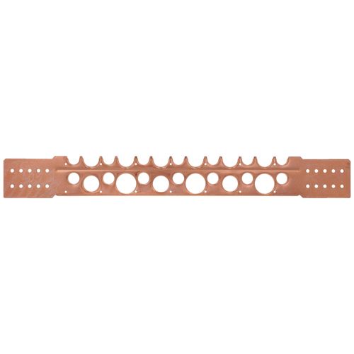 Main product image of 2" x 20" Secure-All Flat Stub Out Bracket, Copper Plated Steel, 18 GA (14" Bracketing Area)