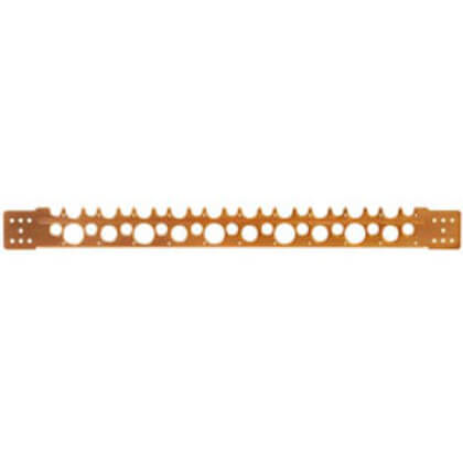 Main product image of 2" x 26" Secure-All Flat Stub Out Bracket, Copper Plated Steel, 18 GA (22" Bracketing Area)