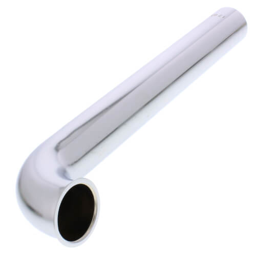 Main product image of 1-1/2" X 12" Chrome Plated Brass Direct Connect Waste Bend, 17 GA
