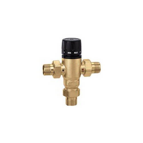 Main product image of 1/2" Male NPT MIXCAL 3-Way Thermostatic Mixing Valve