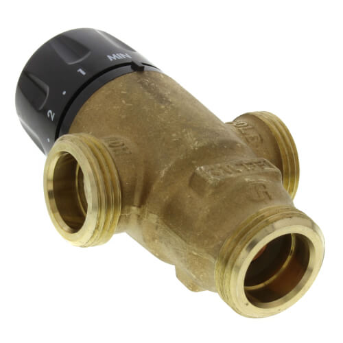 Main product image of 1/2" Press MIXCAL 3-Way Thermostatic Mixing Valve w/ Gauge
