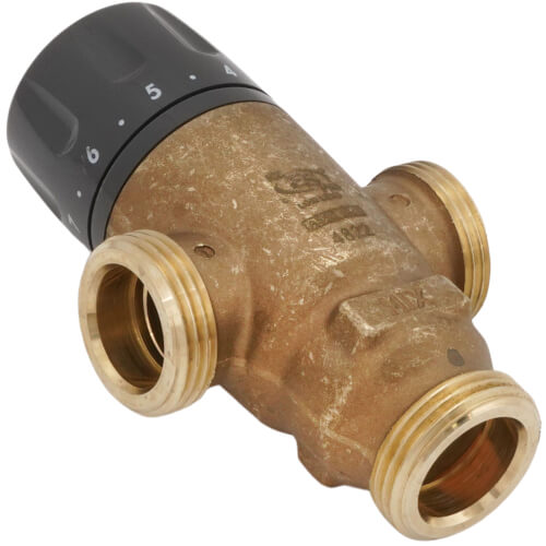 521419A Caleffi 521419A 1/2" Sweat MIXCAL 3Way Thermostatic Mixing