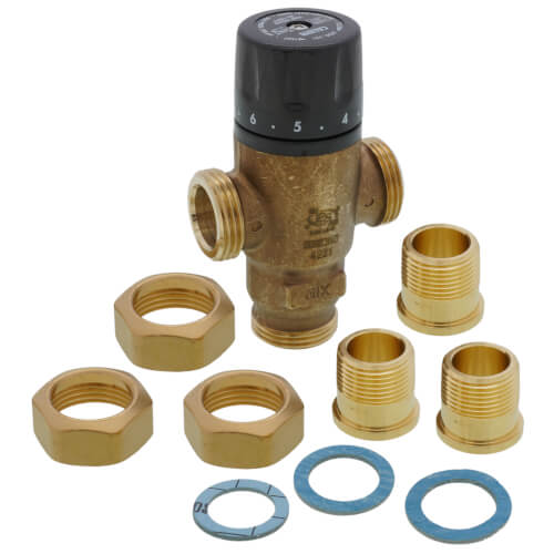 Main product image of 3/4" NPT MIXCAL 3-Way Thermostatic Mixing Valve (Lead Free)