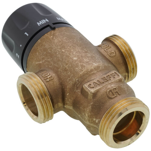 Main product image of 3/4" NPT MIXCAL 3-Way Thermostatic Mixing Valve (Lead Free)