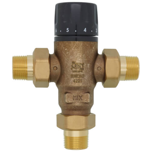 Main product image of 3/4" NPT MIXCAL 3-Way Thermostatic Mixing Valve (Lead Free)