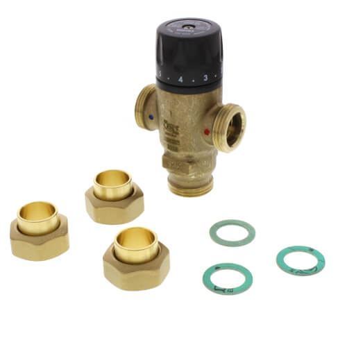Main product image of 3/4" Sweat MIXCAL 3-Way Thermostatic Mixing Valve