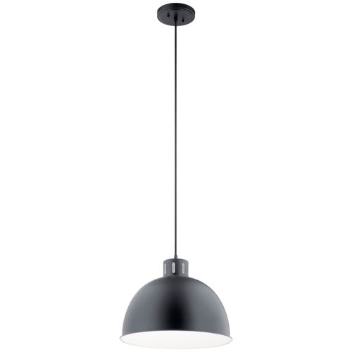 Main product image of Zailey 12.5" 1 Light Pendant (Black)