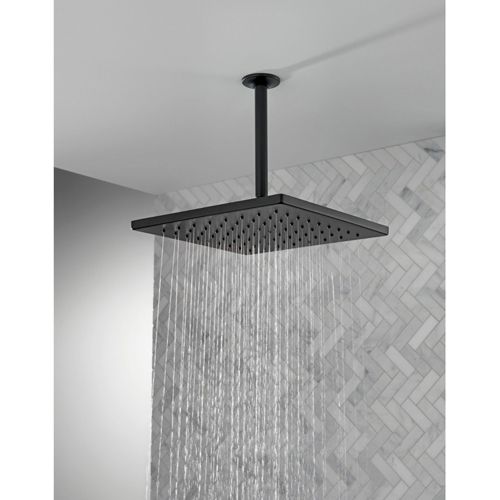 Main product image of 1-Setting Metal Raincan Shower Head (Matte Black), 52159-BL