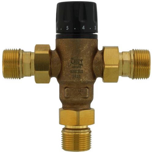 Main product image of 1" Male NPT MIXCAL 3-way Thermostatic Mixing Valve w/ Check Valve