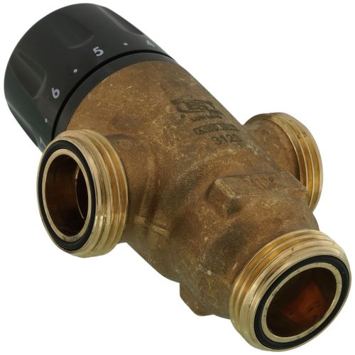 Main product image of 1" Male NPT MIXCAL 3-way Thermostatic Mixing Valve w/ Check Valve