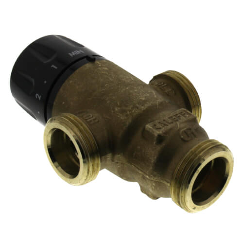 Main product image of 1" Press MIXCAL 3-Way Adjustable Thermostatic and Pressure Balanced Mixing Valve 