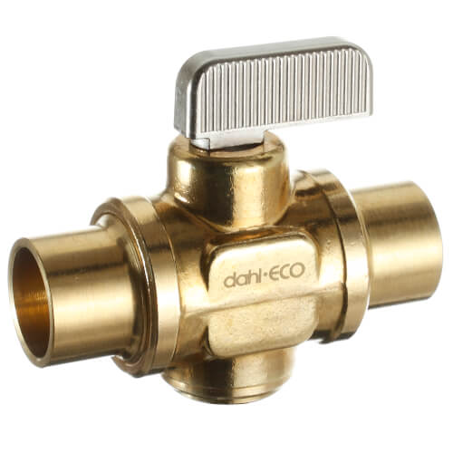 Main product image of 1/2" Female Solder x 1/2" Female Solder In-Line Stops & Isolation Valve, Lead Free (Brass)