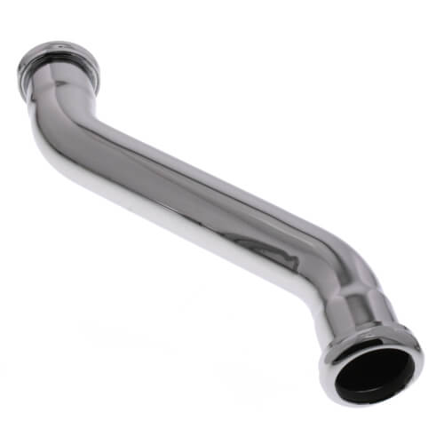 Main product image of 1-1/2", 17 Gauge, Double Offset (Chrome Plated)