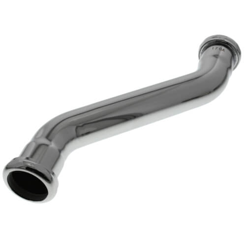 Main product image of 1-1/2", 17 Gauge, Double Offset (Chrome Plated)