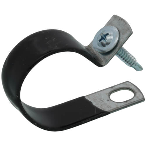 Main product image of 1-1/8" Vinyl Coated Steel Clamp with Screw for 1" CTS