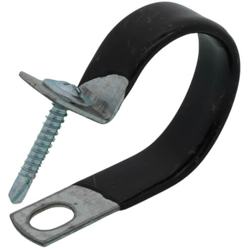 Main product image of 1-1/8" Vinyl Coated Steel Clamp with Screw for 1" CTS