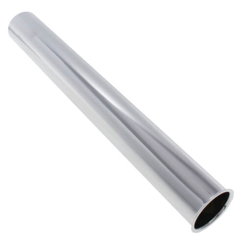 Main product image of 1-1/2" x 12", 17 GA, CP Flanged Tailpiece