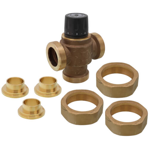 Main product image of 1-1/2" Sweat High Flow Thermostatic Mixing Valve, 13 CV (Lead Free)