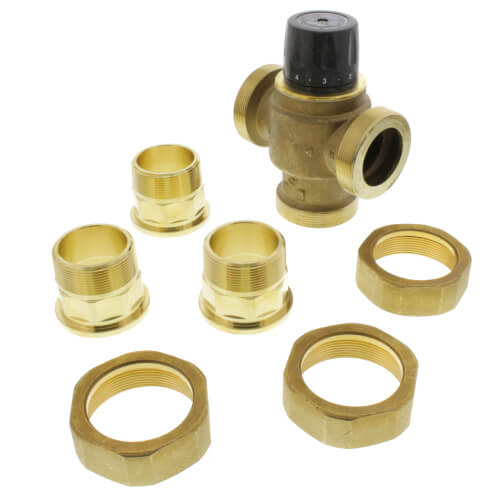 Main product image of 2" NPT 3-Way Thermostatic Mixing Valve, Lead Free (14.2 Cv)