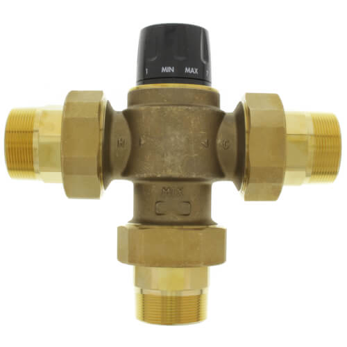 Main product image of 2" NPT 3-Way Thermostatic Mixing Valve, Lead Free (14.2 Cv)