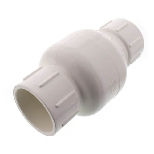 Main product image of 2" PVC In-Line Check Valve w/ SS Spring (Solvent)
